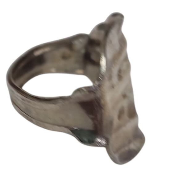 Vintage Shell Scales Spoon Ring - Picture 3 of 3